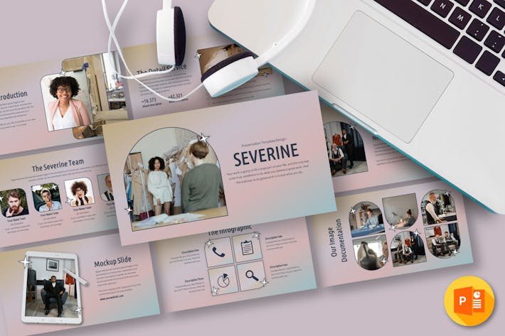 Severine - Fashion Powerpoint Template