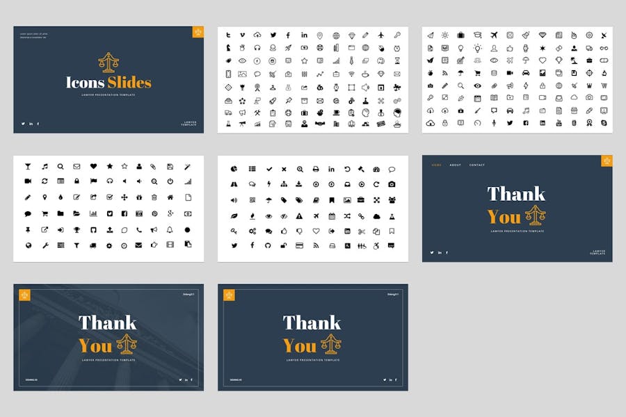 Sidang - Lawyer Powerpoint Template