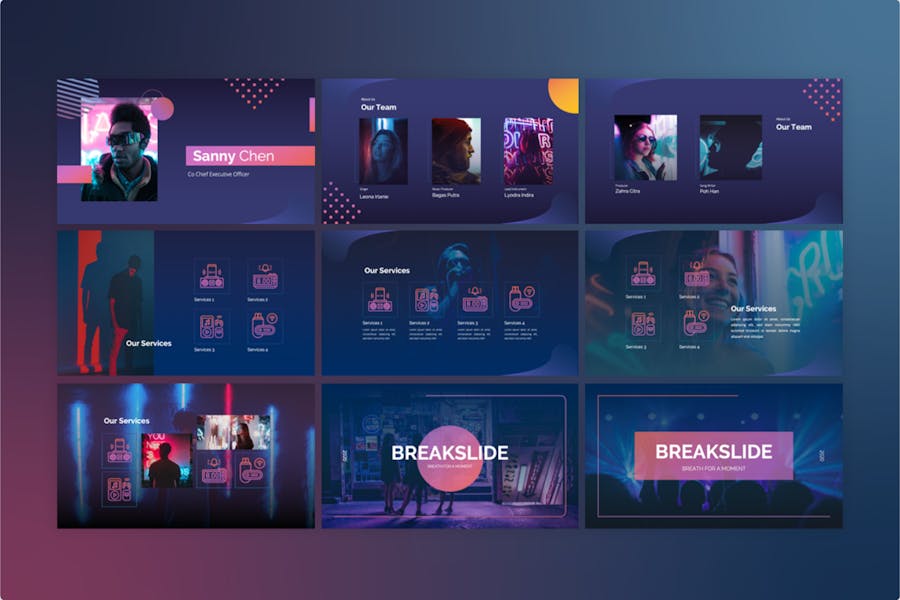 Rythem – Music Creative PowerPoint Template
