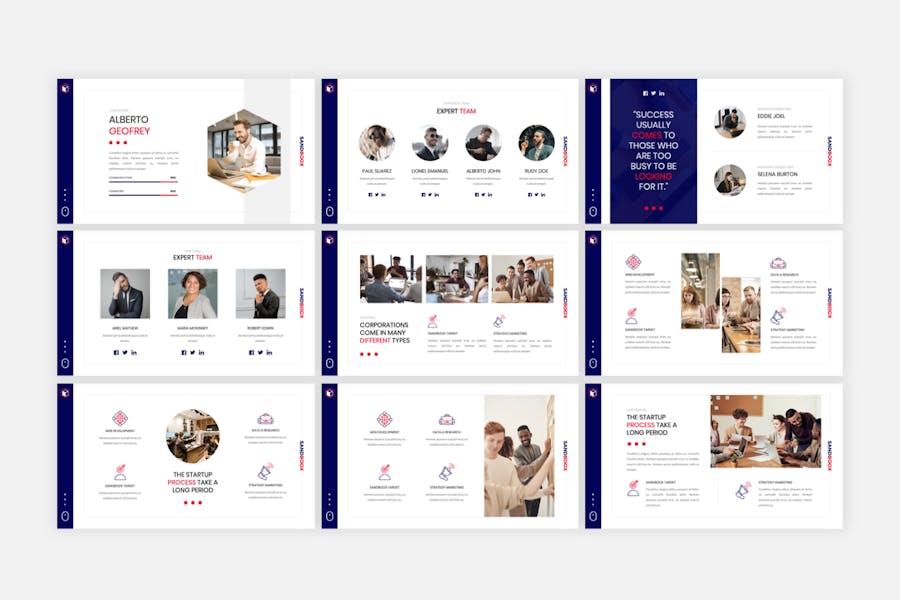 Sandboox - Business PowerPoint Template