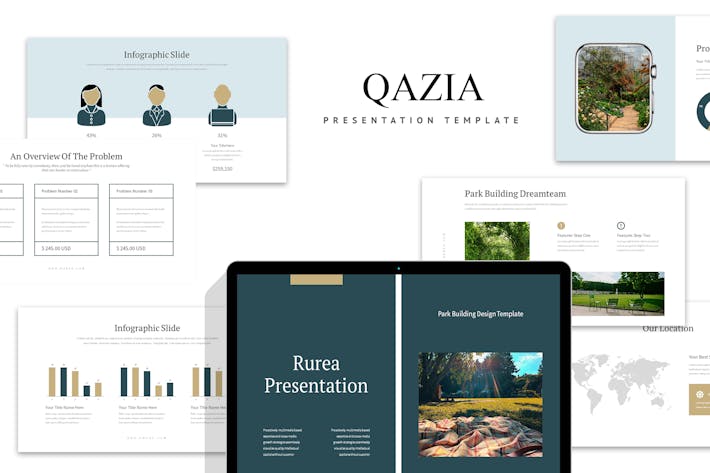 Rurea : Park Building Powerpoint Template