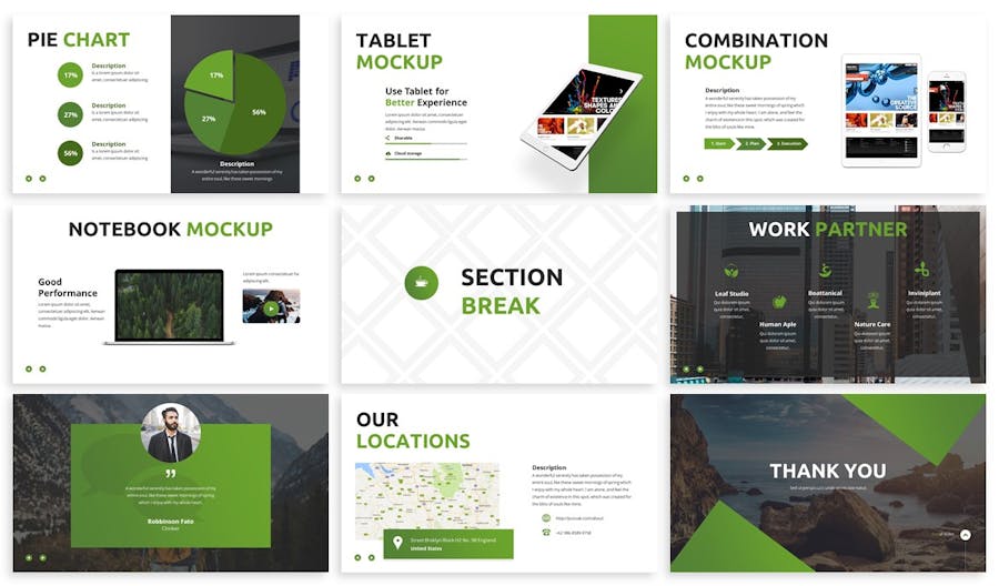 Puncak - Nature Powerpoint Template