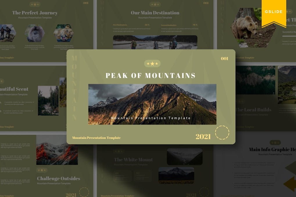 Peak of Mountains | Google Slides Template