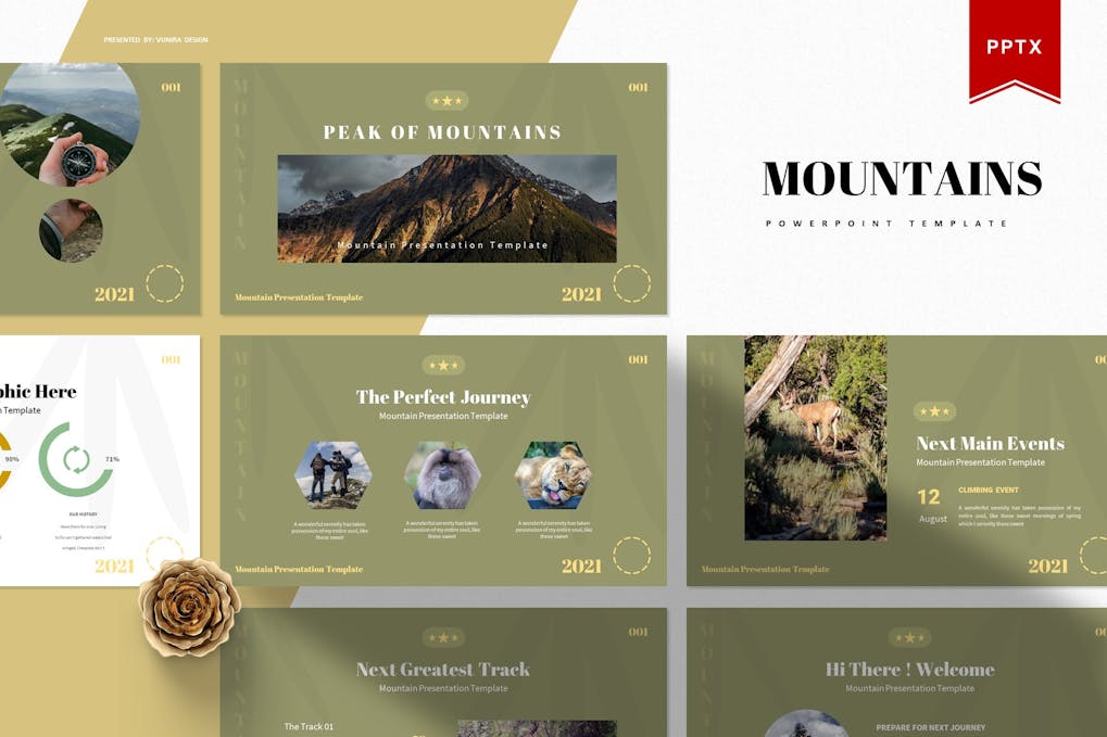Peak of Mountains | Powerpoint Template