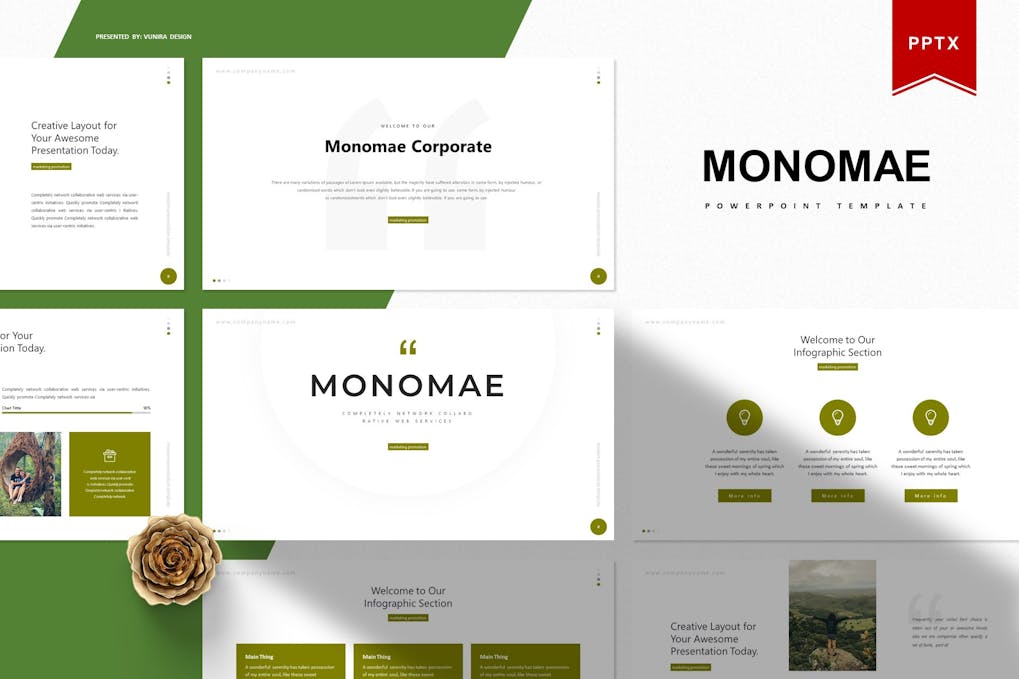 190 Monomae | Powerpoint Template
