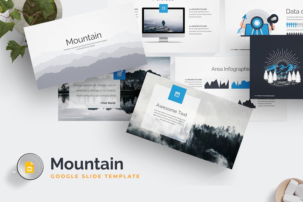 192 Mountain Google Slides Template