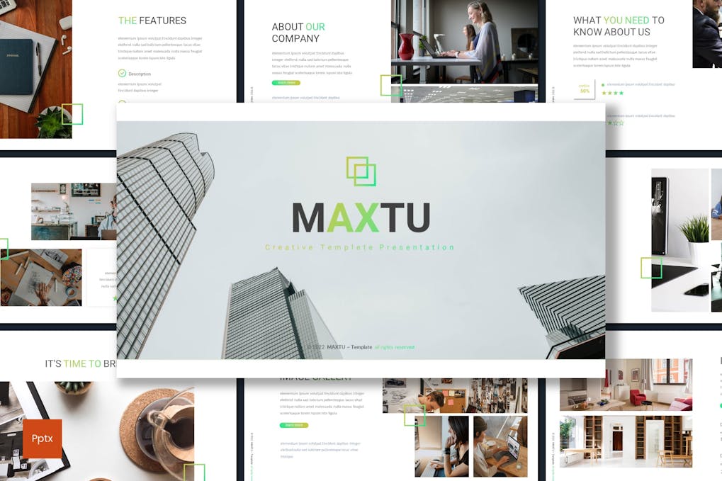 Maxtu - Business Powerpoint Template