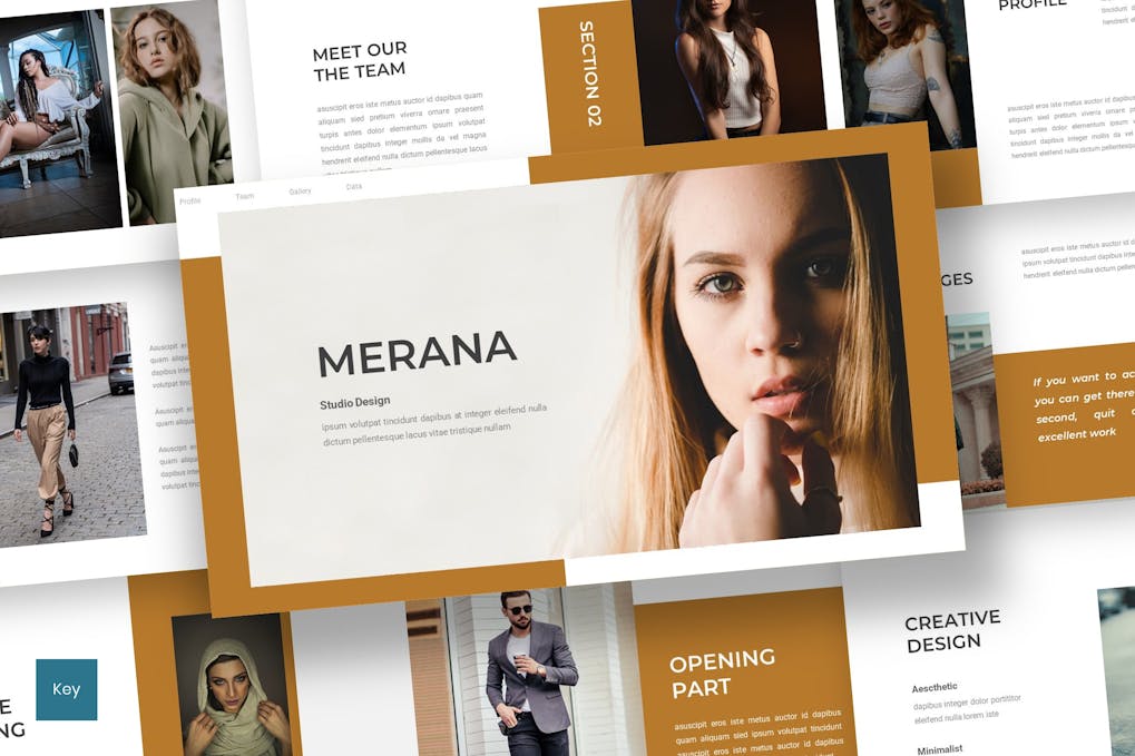 177 Merana - Lookbook Keynote Template
