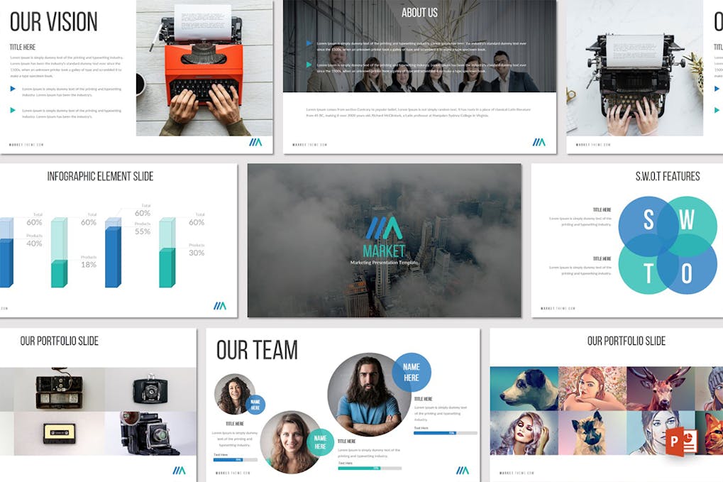 Market - Powerpoint Template