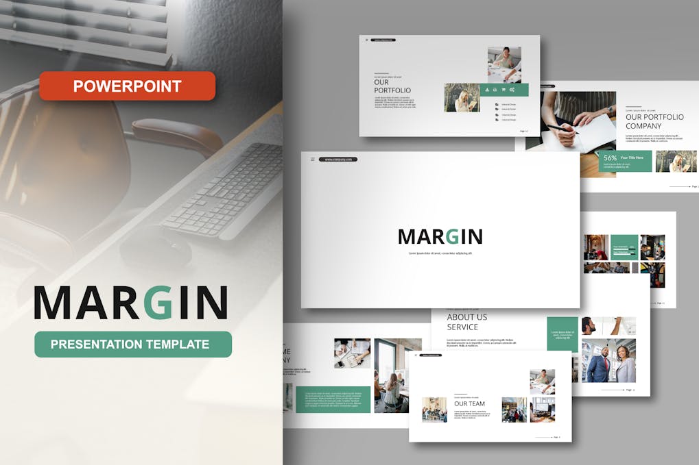 Margin Powerpoint Template