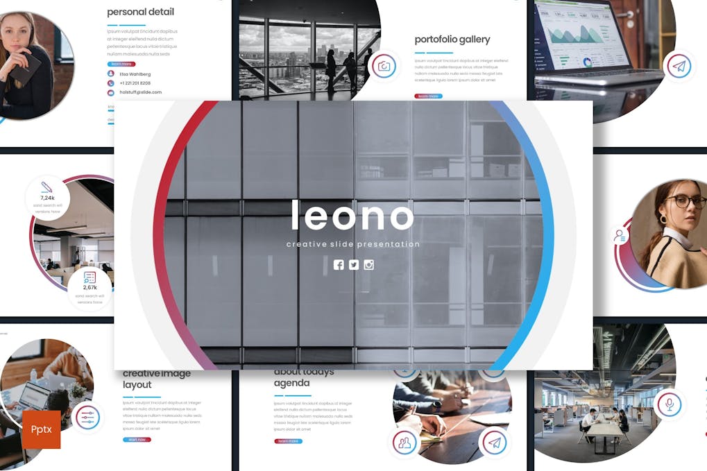 Leono - Business Powerpoint Template