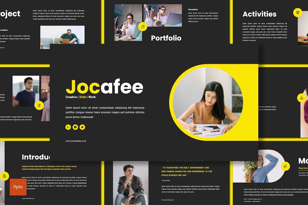 Jocafee - Business Powerpoint Template