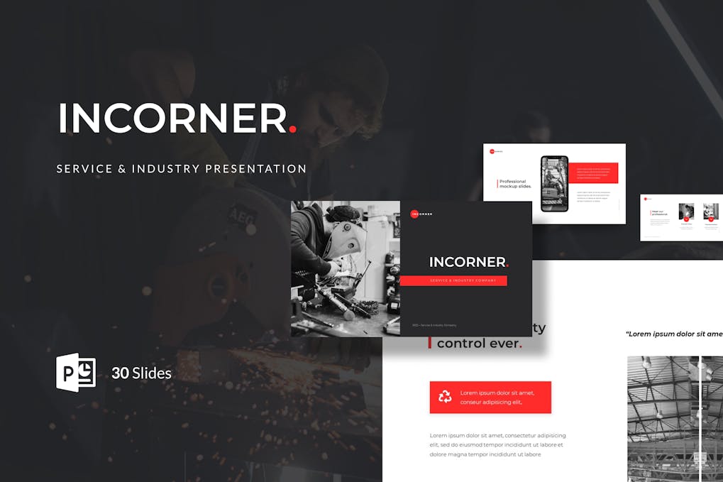 Incorner - Service & Industry Company PowerPoint