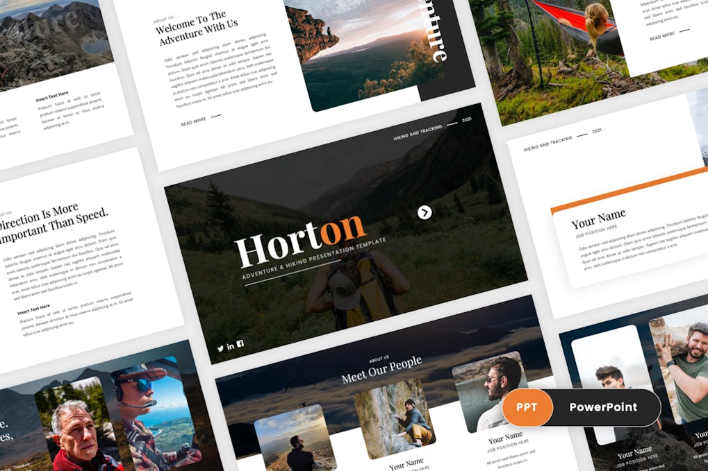 Horton - Adventure & Hiking PowerPoint Template