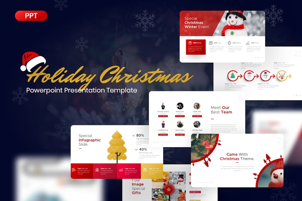 Holiday Christmas Powerpoint Template