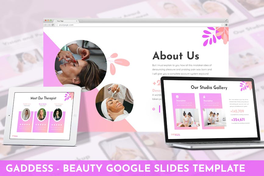 Gaddess - Beauty Google Slides Template