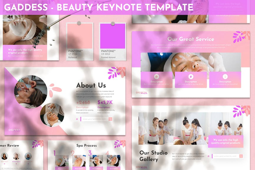 Gaddess - Beauty Keynote Template