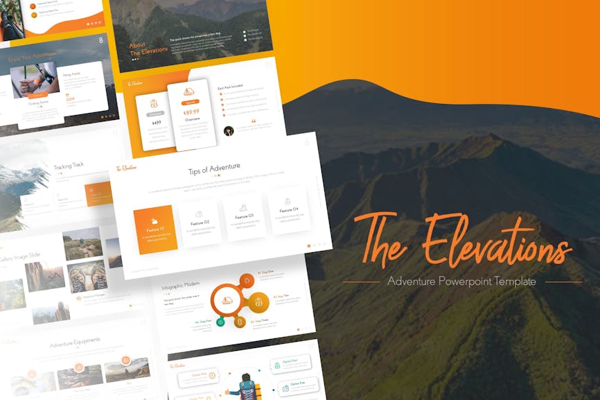 Elevations - Adventure PowerPoint Template