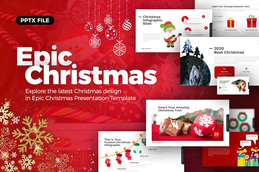 Epic Christmas Powerpoint Presentation Template