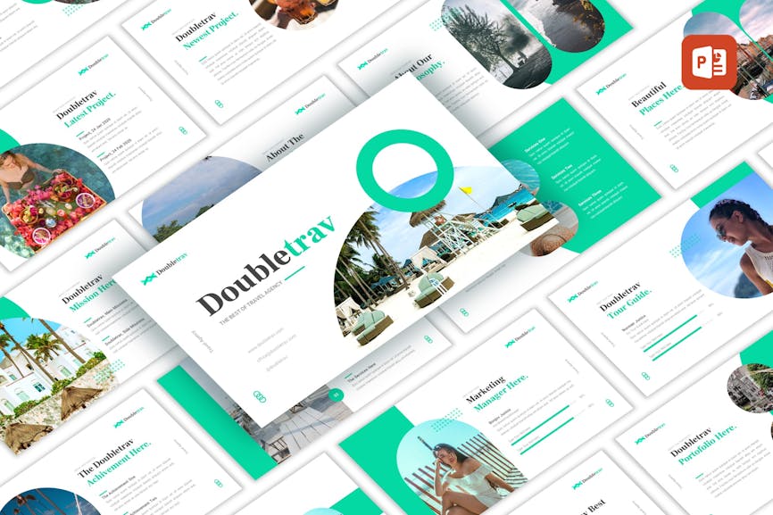 Doubletrav - Travel Agency PowerPoint Template