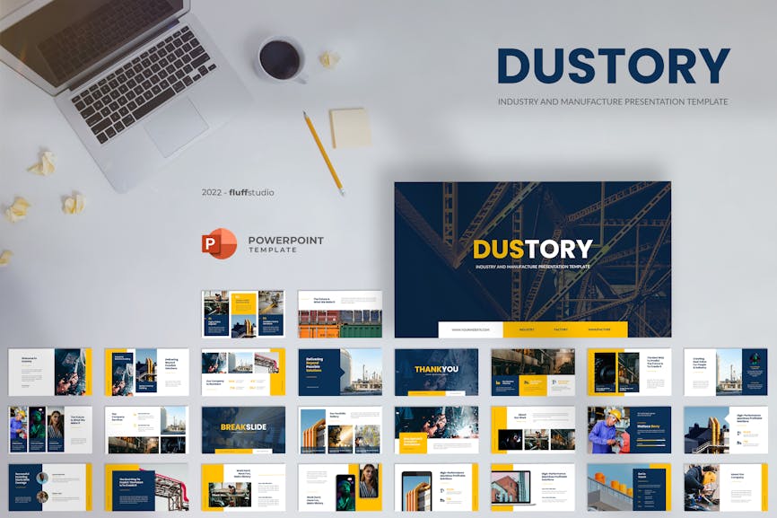 Dustory - Industry Powerpoint Template