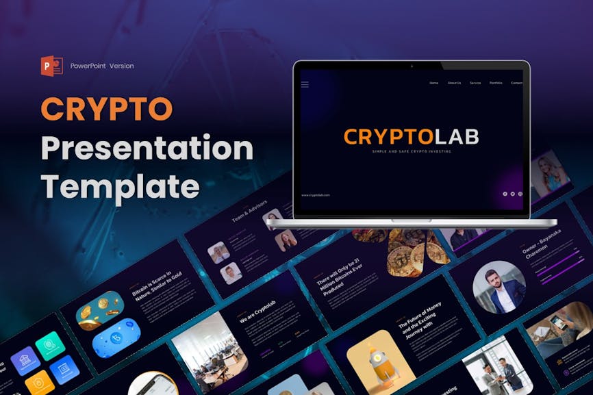 Cryptolab - Cryptocurrency PowerPoint Template