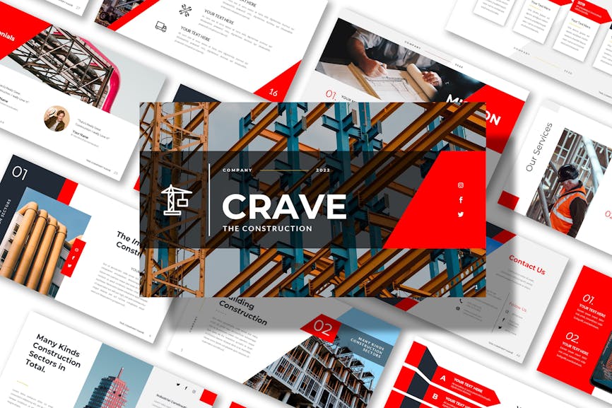 CRAVE - Construction Business Powerpoint
