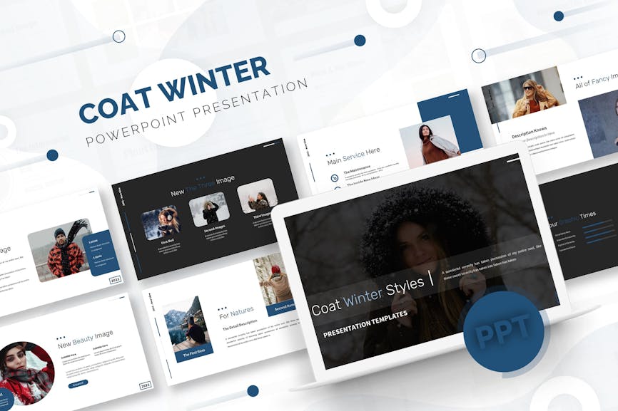 Coat Winter Styles | Powerpoint Template