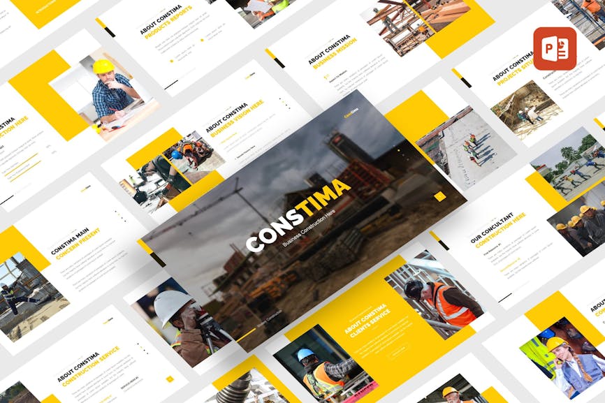 Constima - Business Construction PowerPoint