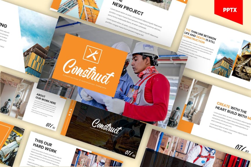 Construction & Building PowerPoint Tempalte