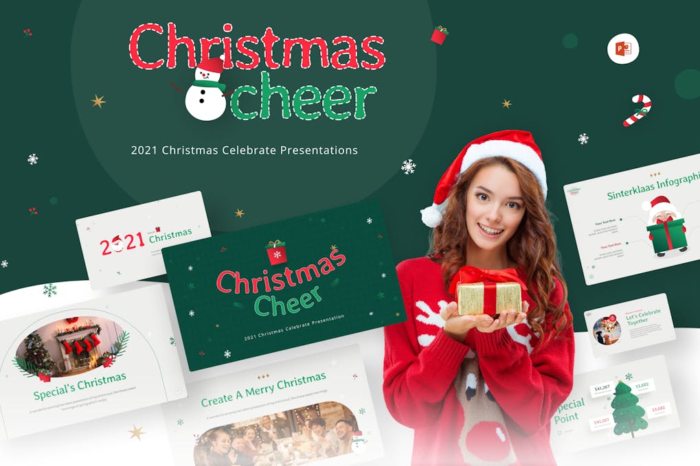 Christmas Cheer Creative PowerPoint Template