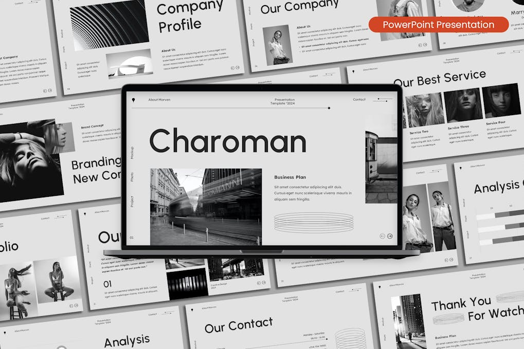 Charoman - Creative Business Plan Presentation