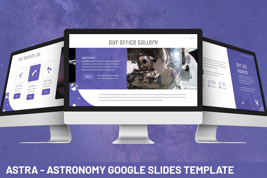 Astra - Astronomy Google Slides Template