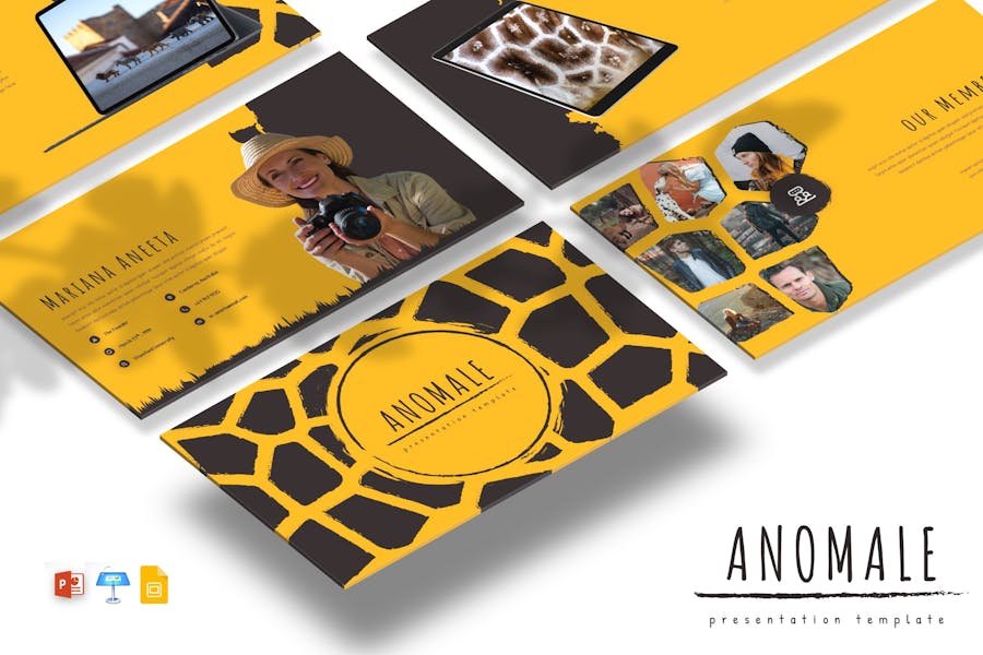 Anomale - Powerpoint / Google Slides / Keynote