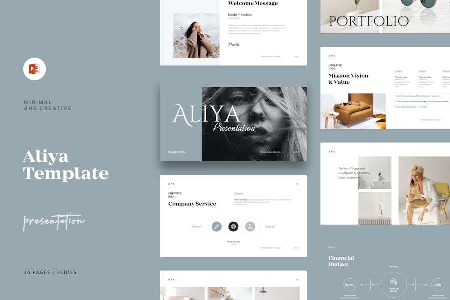 Aliya PowerPoint Presentation Template