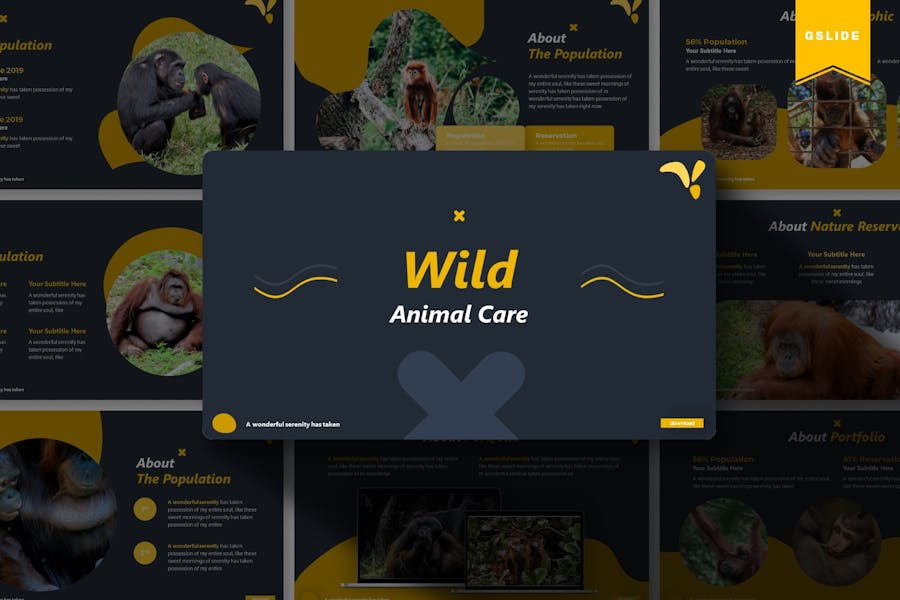 Wild Animal Care | Google Slides Template