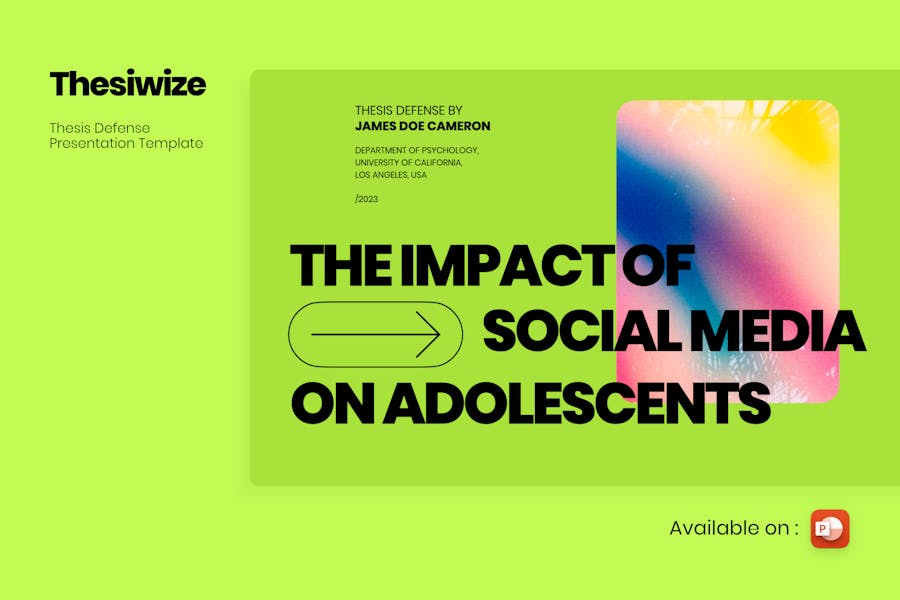 Thesiwize - Psychology Thesis Ppt