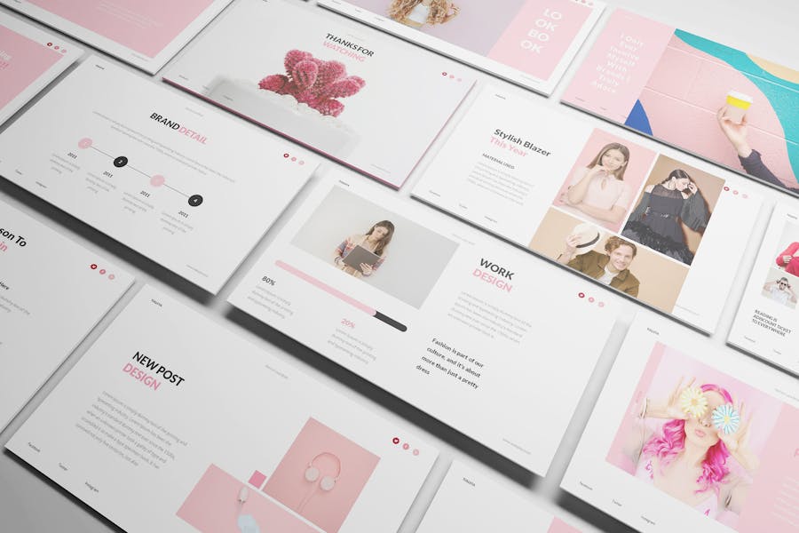 Tullsta Lookbook Powerpoint Template