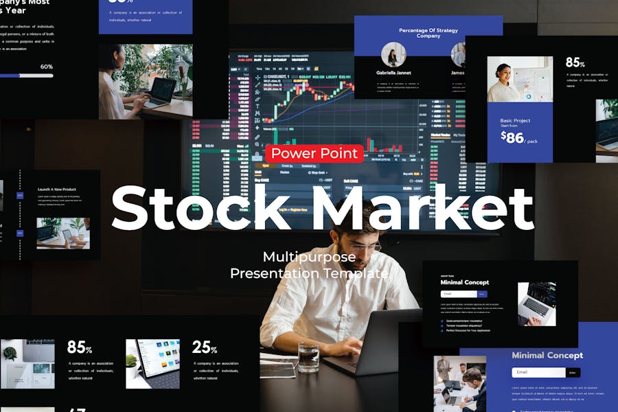Stock Market - PowerPoint Template