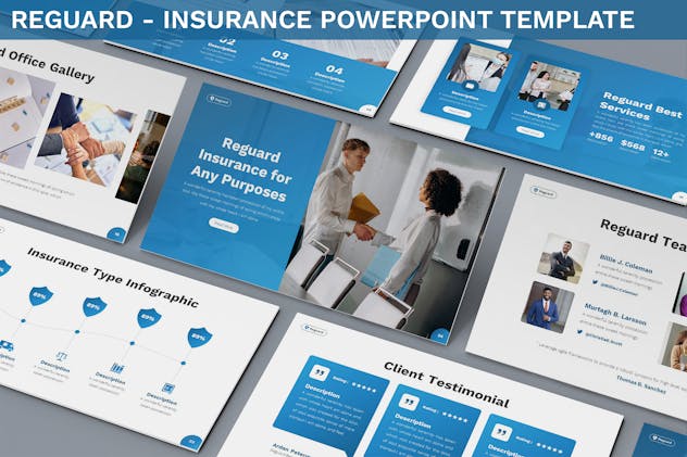 Reguard - Insurance Powerpoint Template
