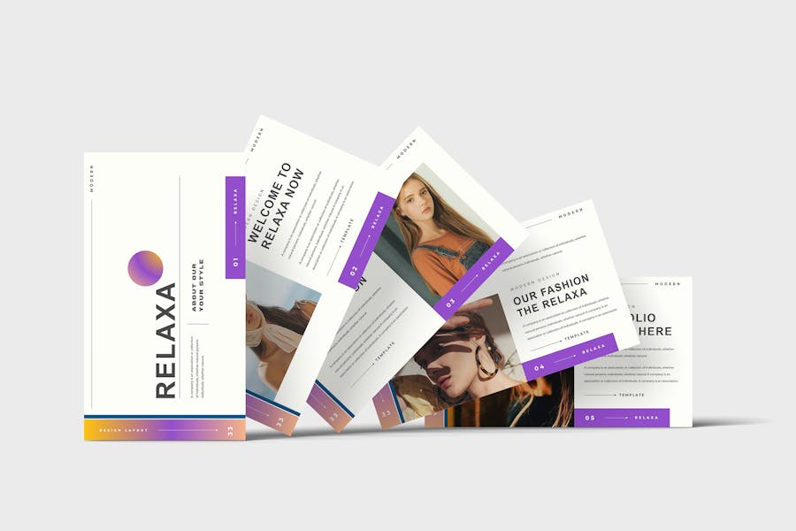 Relaxa - Business Presentation PowerPoint Template