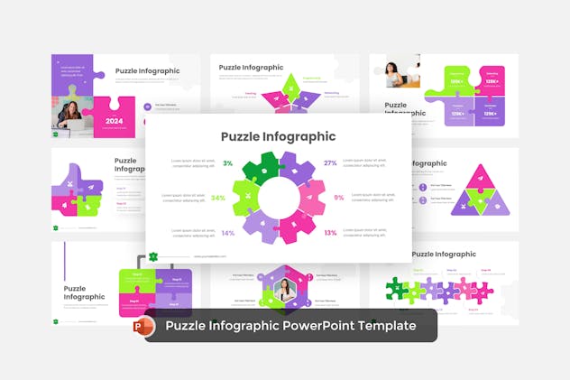 Puzzle Infographic PowerPoint
