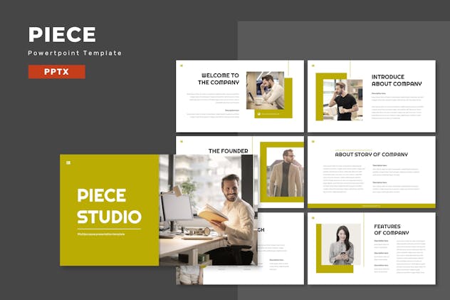 Piece - Mutlupurpose Powerpoint Template