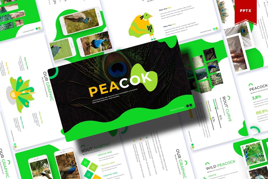 Peacok | Powerpoint Template