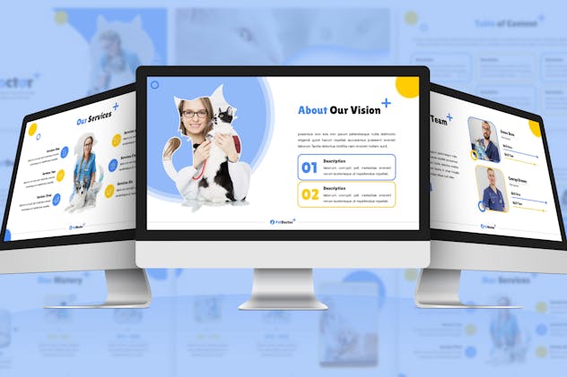 PetDoctor - Animals Google Slides Template