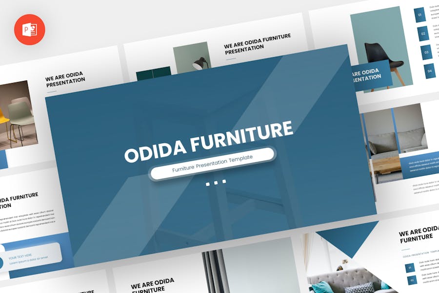 193 Odida - Furniture Powerpoint Template
