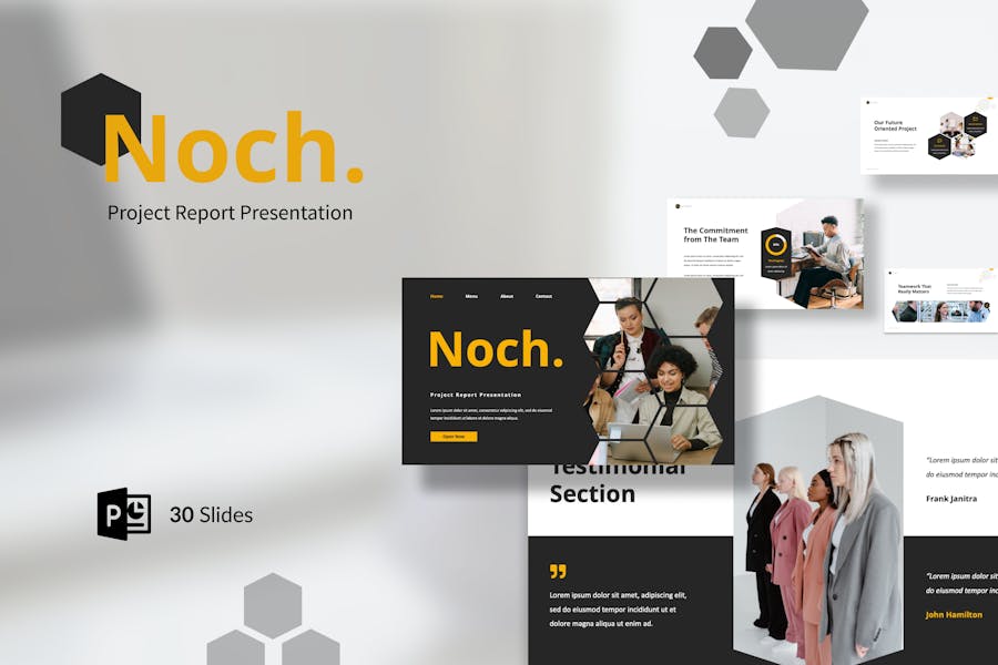 190 Noch - Project Report Presentation PowerPoint