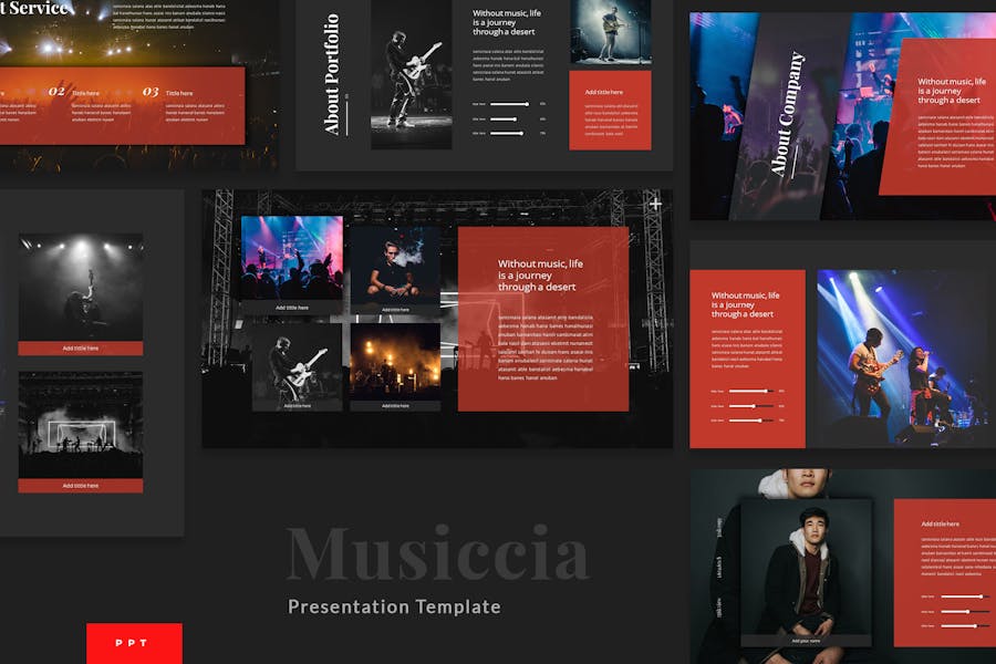 184 Music Fest Presentation Template Keynote