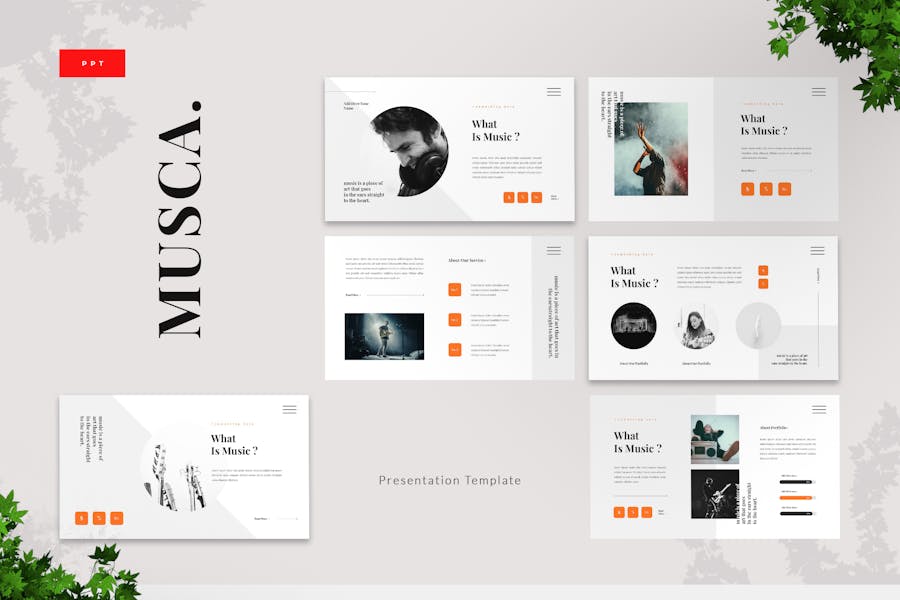 181 Musca - Music Powerpoint Template