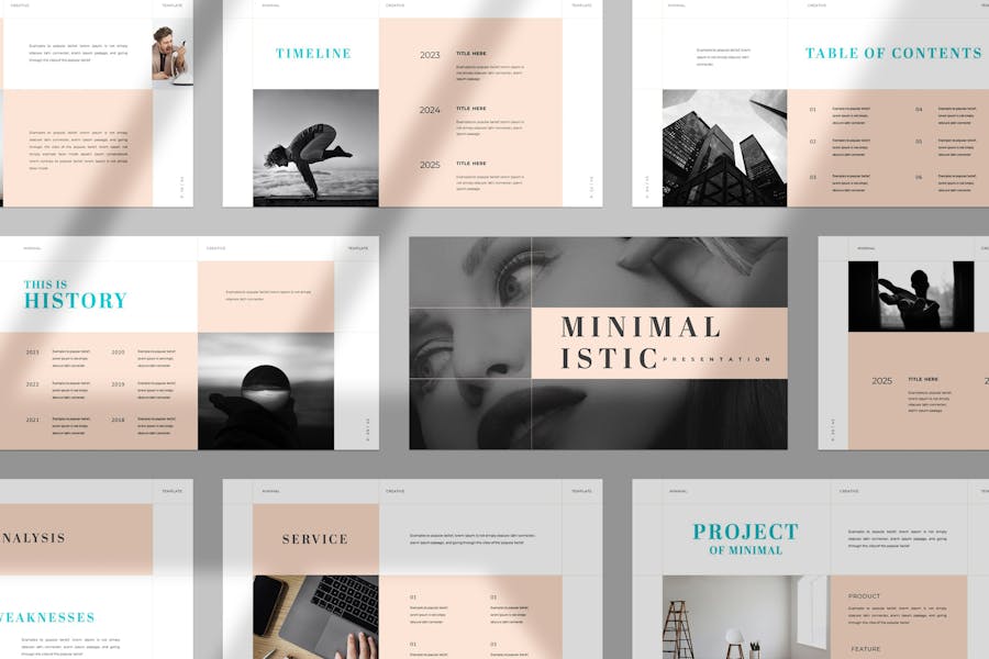 Minimalistic MInimal Presentation Template